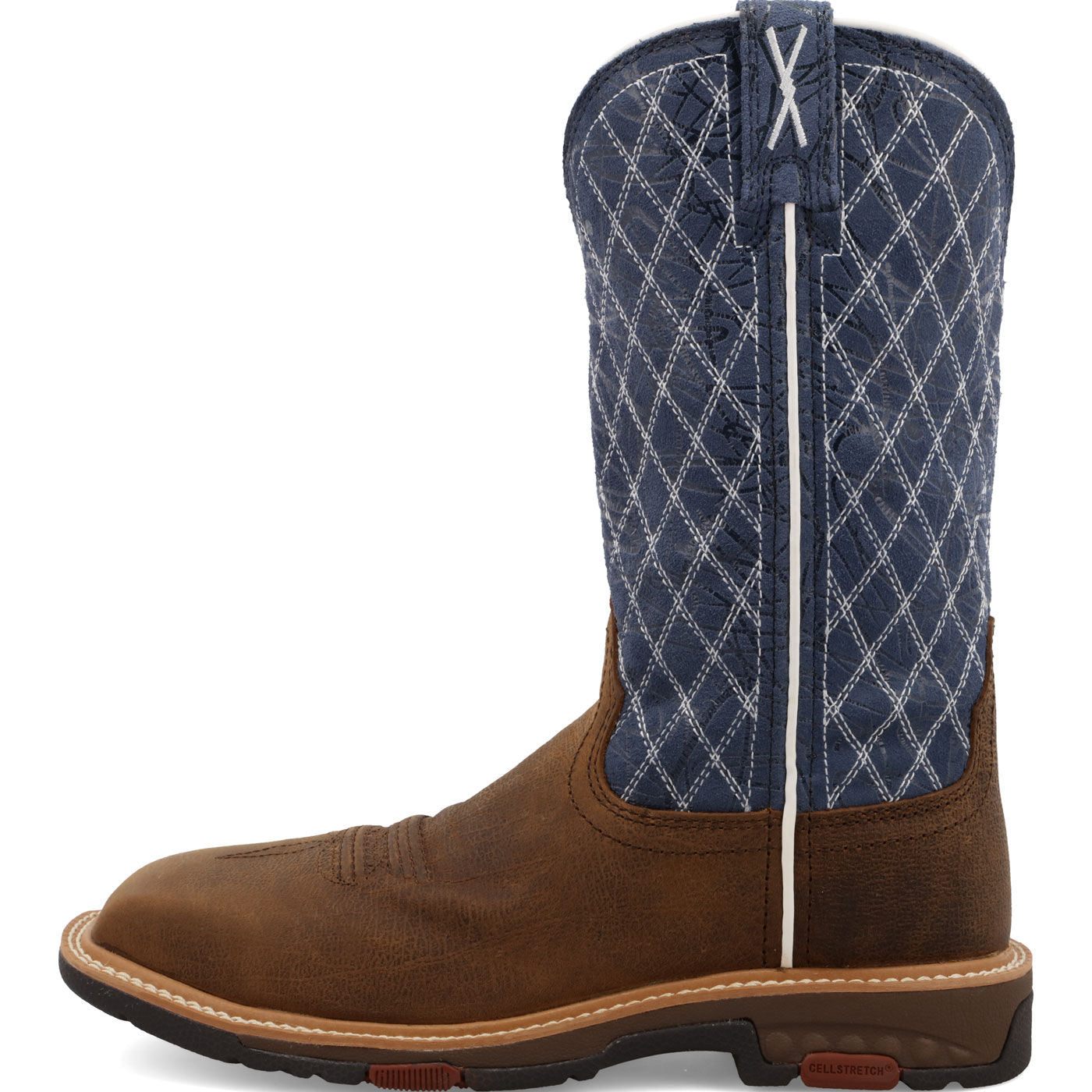 Twisted X Women's 11-Inch Nano Toe Electrical Hazard Western Work Boot - profile