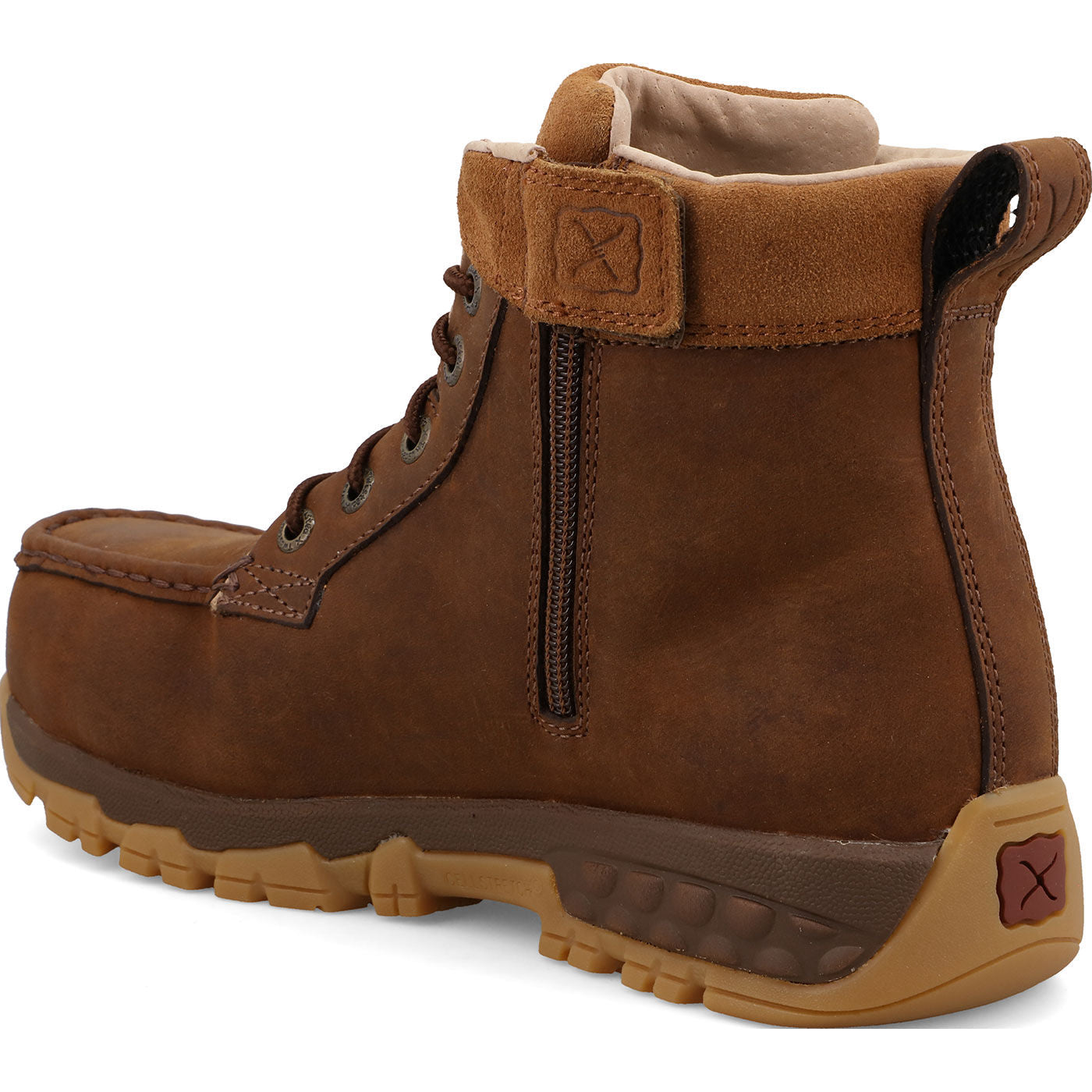 Twisted X Work Women's 4-inch Alloy Toe Electrical Hazard Zipper Work Boot - back