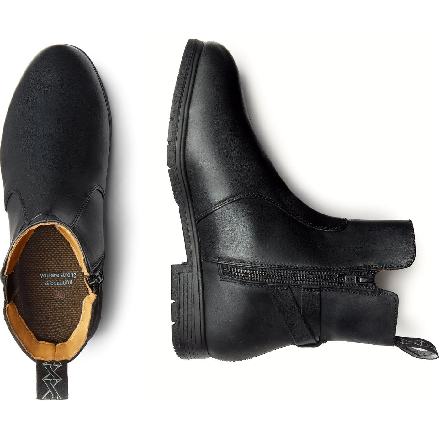 Xena Fusion V2 Women's 6-inch Internal Metatarsal Steel Toe Zipper Pull-On Work Boot - birdseye