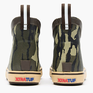 Kids' Mossy Oak® Bottomland Ankle Deck Boot - back