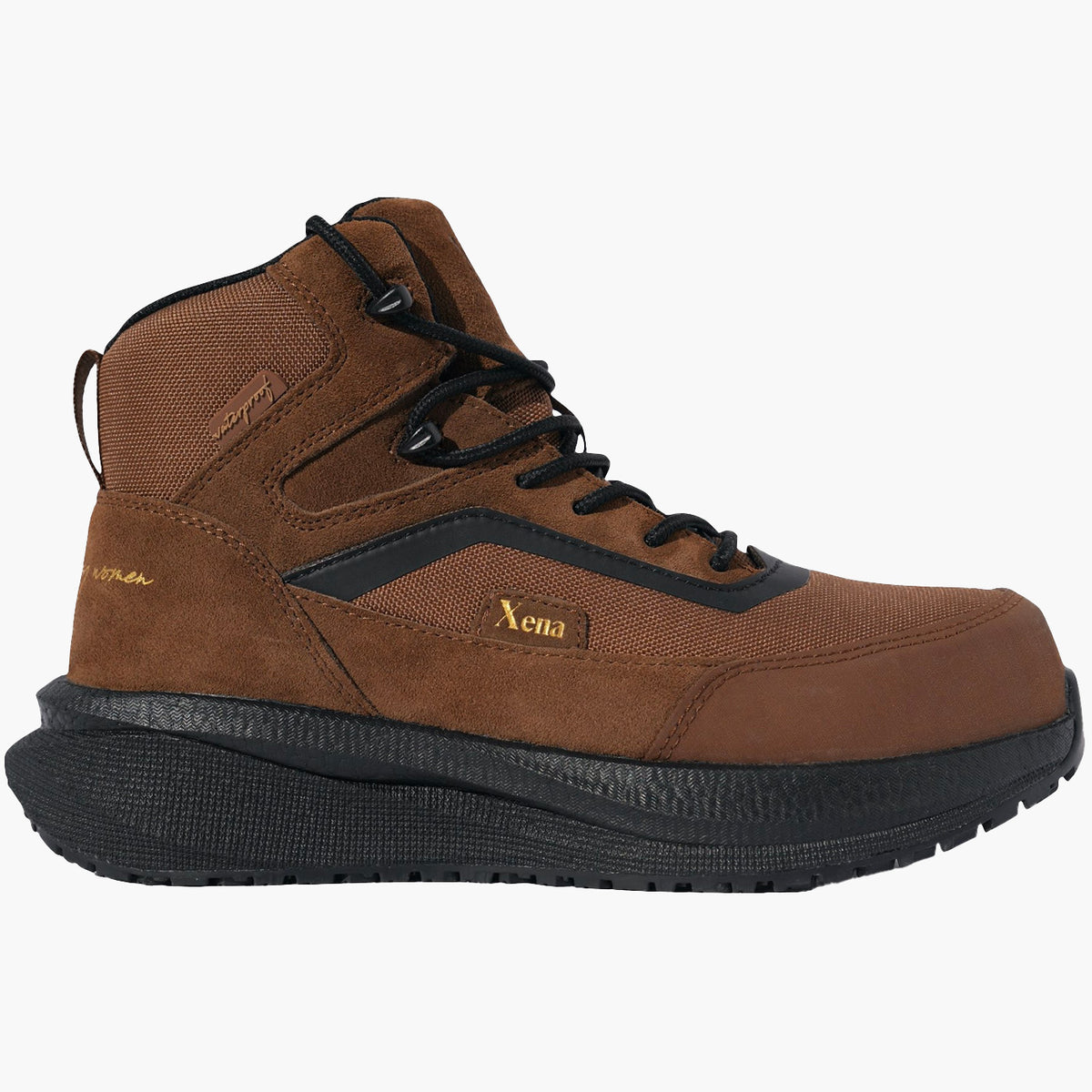 Xena Luna Women's Composite Toe Electrical Hazard Puncture-Resisting Waterproof Hi-Top Work Shoe