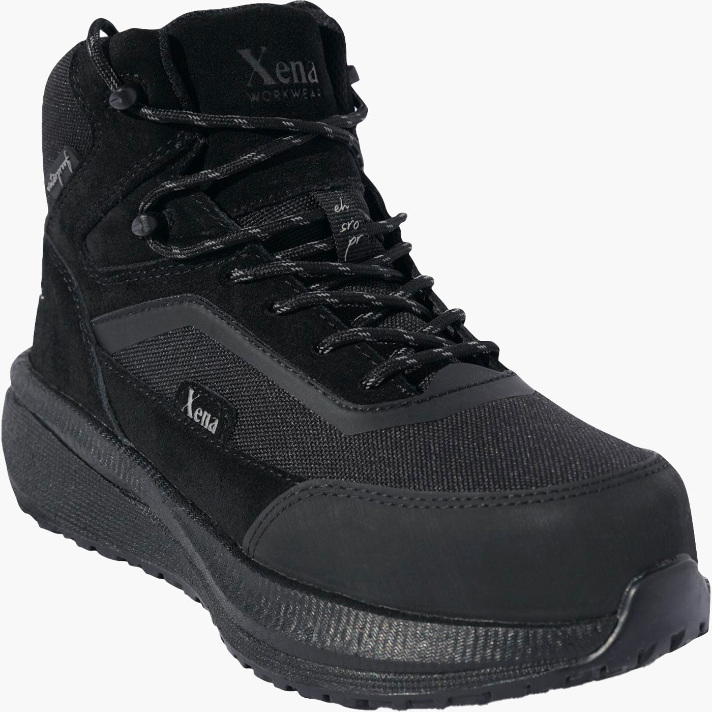 Xena Luna Women's Composite Toe Electrical Hazard Puncture-Resisting Waterproof Hi-Top Athletic Work Shoe