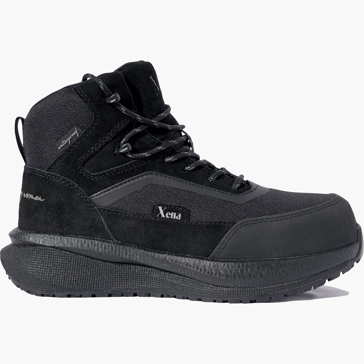 Xena Luna Women's Composite Toe Electrical Hazard Puncture-Resisting Waterproof Hi-Top Athletic Work Shoe