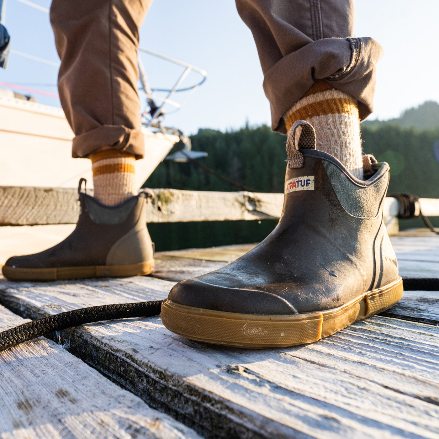Men's Vintage Ankle Deck Boot