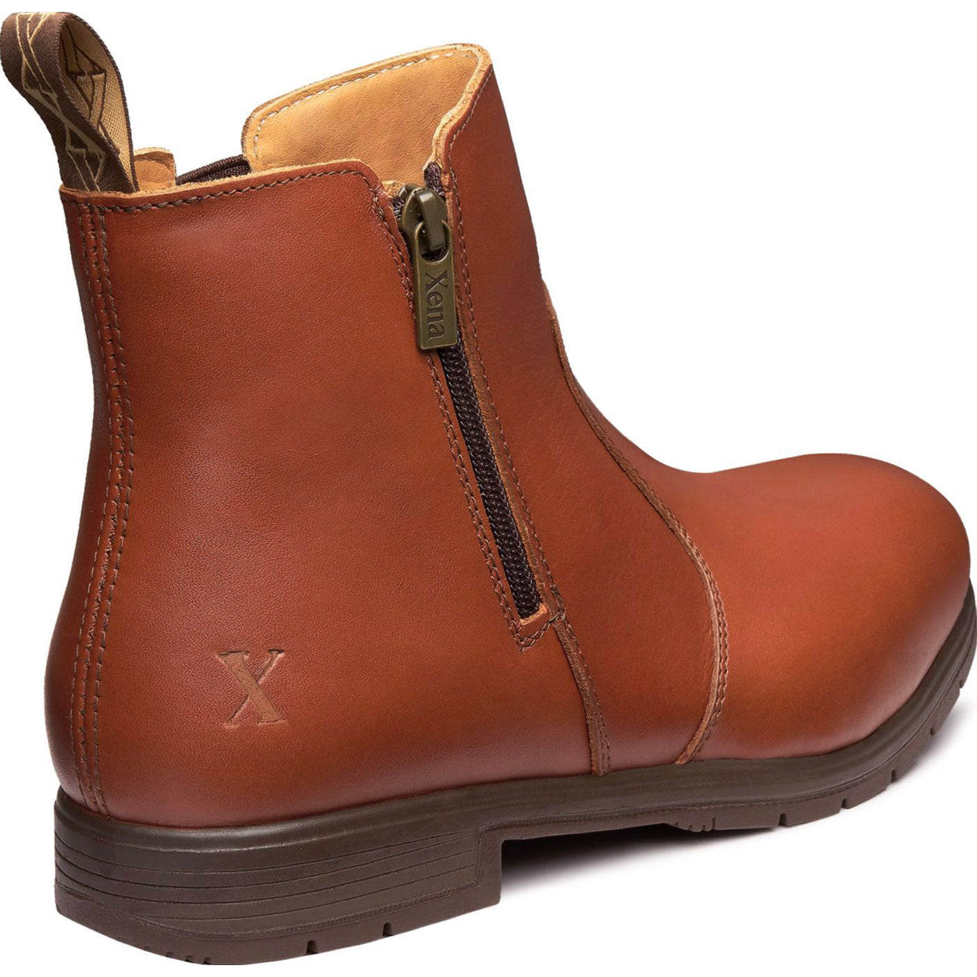 Xena Omega V2 Women's 6-inch Steel Toe Electrical Hazard Zipper Pull-On Work Boot - back