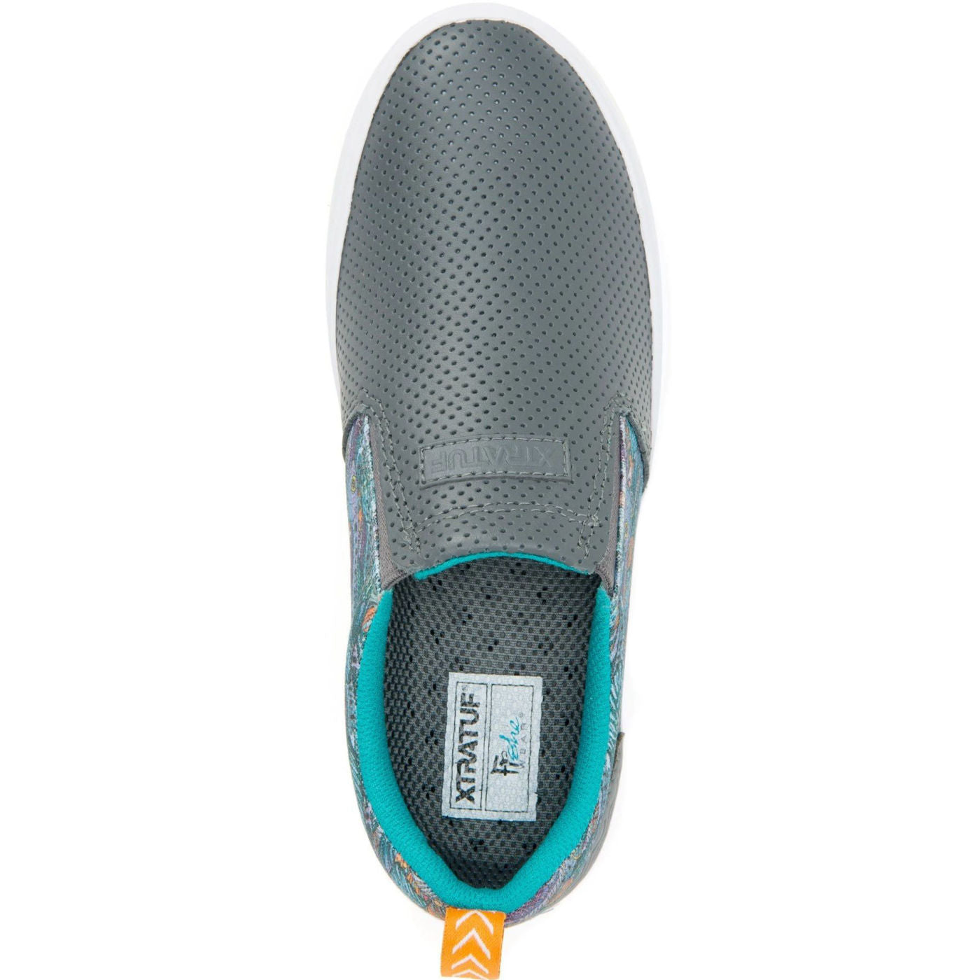Women's Fishe®Wear Leather Sharkbyte Deck Shoe - birdseye