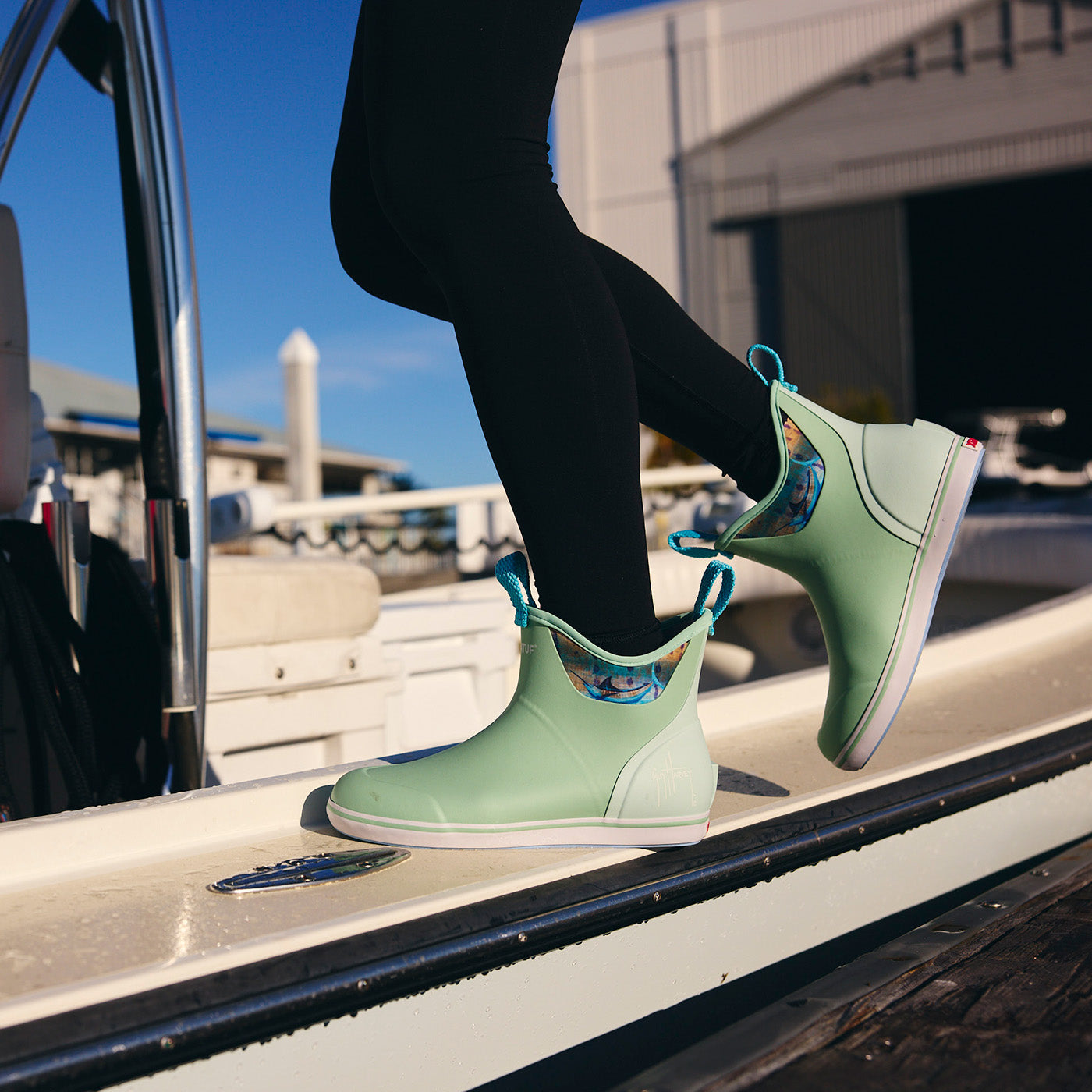 Women's Ankle Deck Boot Guy Harvey