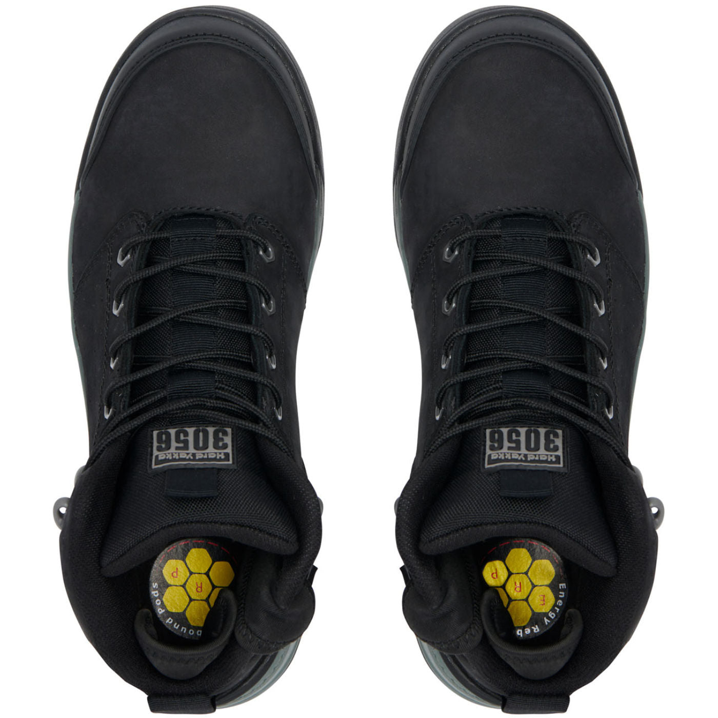 Hard Yakka 3056 INT Men's Composite Toe Static-Dissipative Puncture-Resisting Side Zip Work Hiker - birdseye