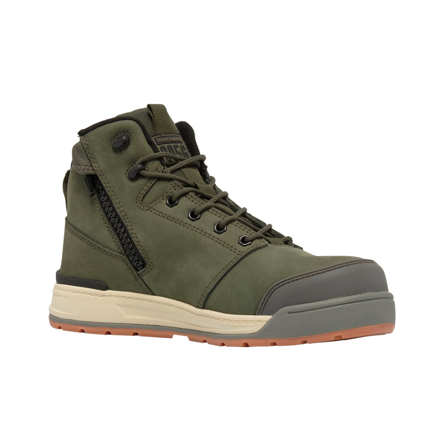 Hard Yakka 3056 INT Men's Composite Toe Static-Dissipative Puncture-Resisting Side Zip Work Hiker