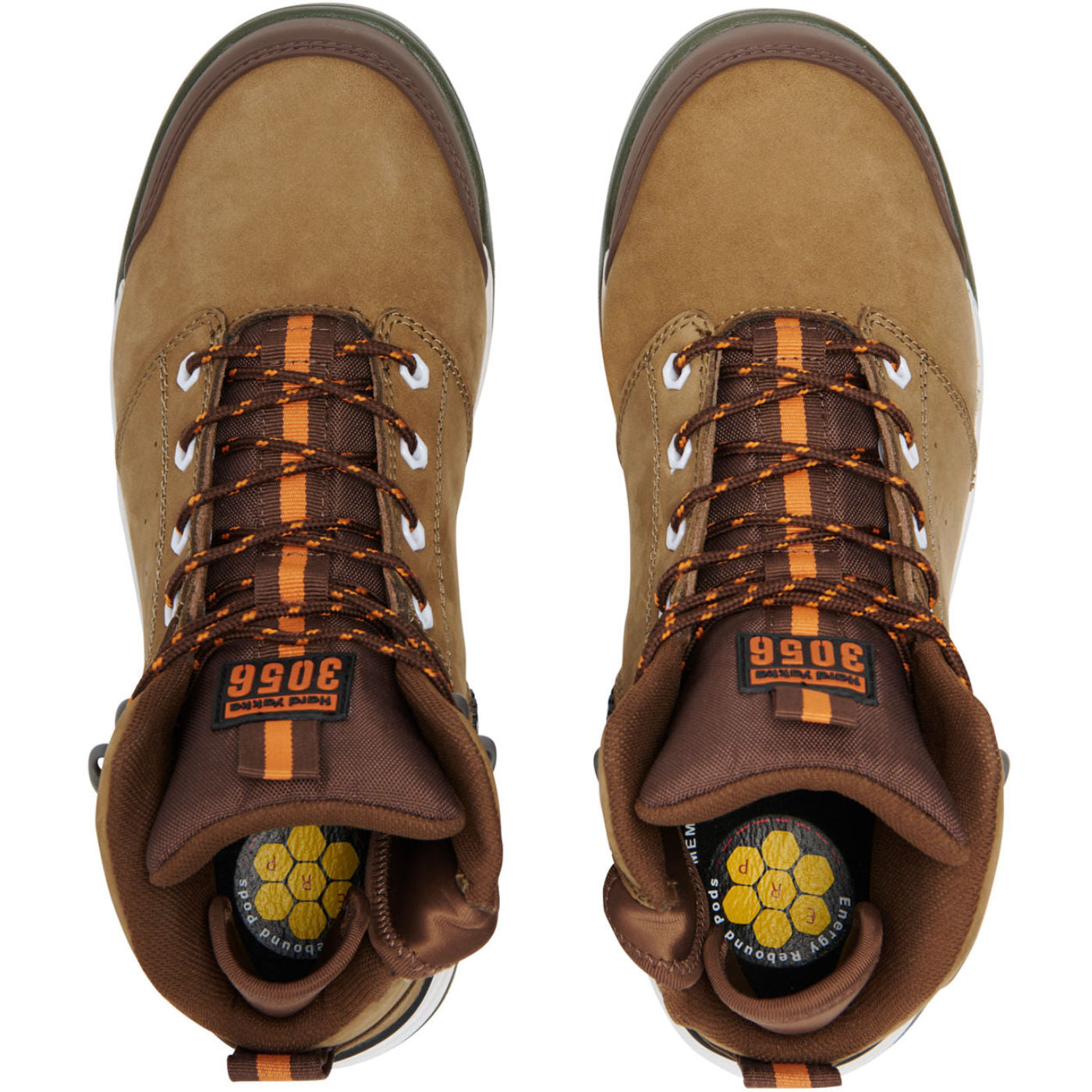 Hard Yakka 3056 INT Men's Composite Toe Static-Dissipative Puncture-Resisting Side Zip Work Hiker - birdseye