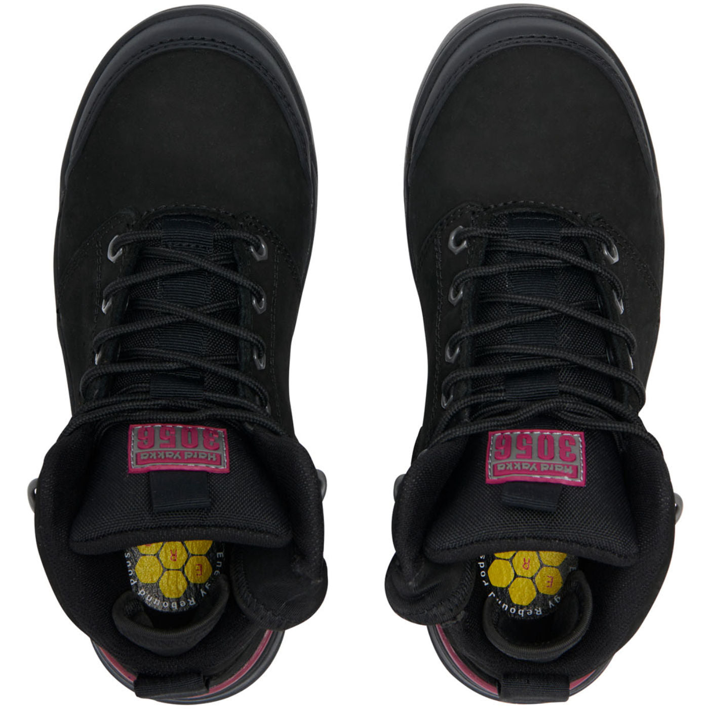 Hard Yakka 3056 INT Women's Composite Toe Static-Dissipative Puncture-Resisting Side Zip Work Hiker - birdseye