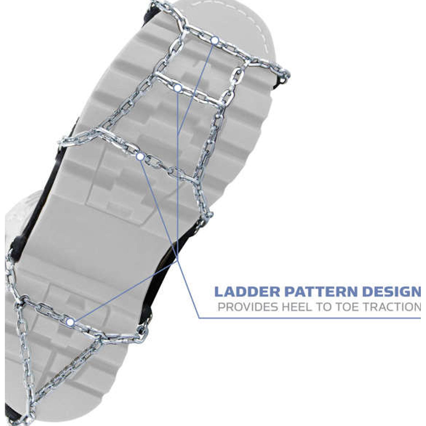 Implus Yaktrax Chains Unisex Ice Traction Accessory - outsole