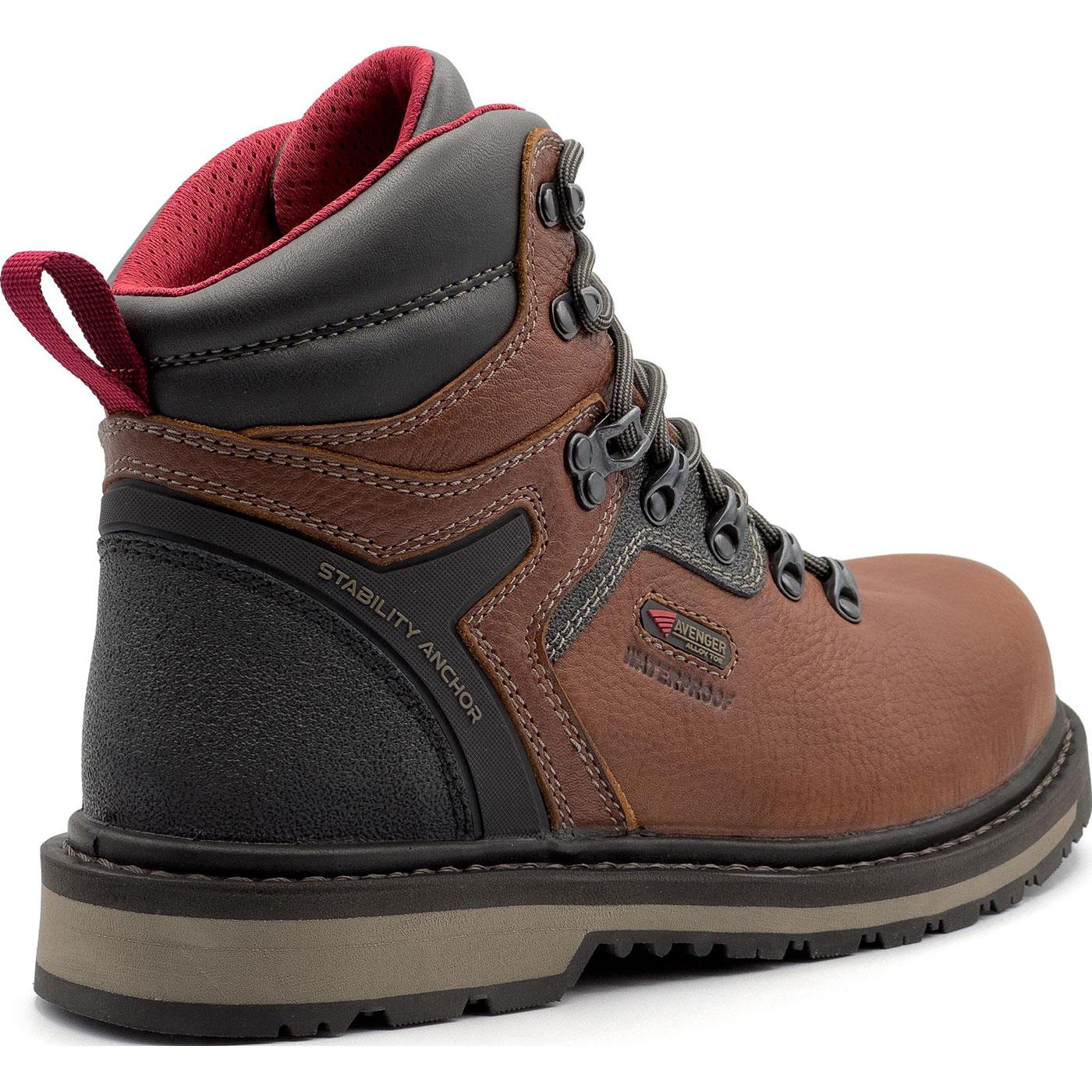 Avenger Blacksmith Men's 6-inch Aluminum Toe Electrical Hazard Waterproof Work Boot