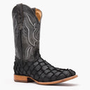 Durango® Premium Exotics Matte Black Pirarucu Western Boot - 12