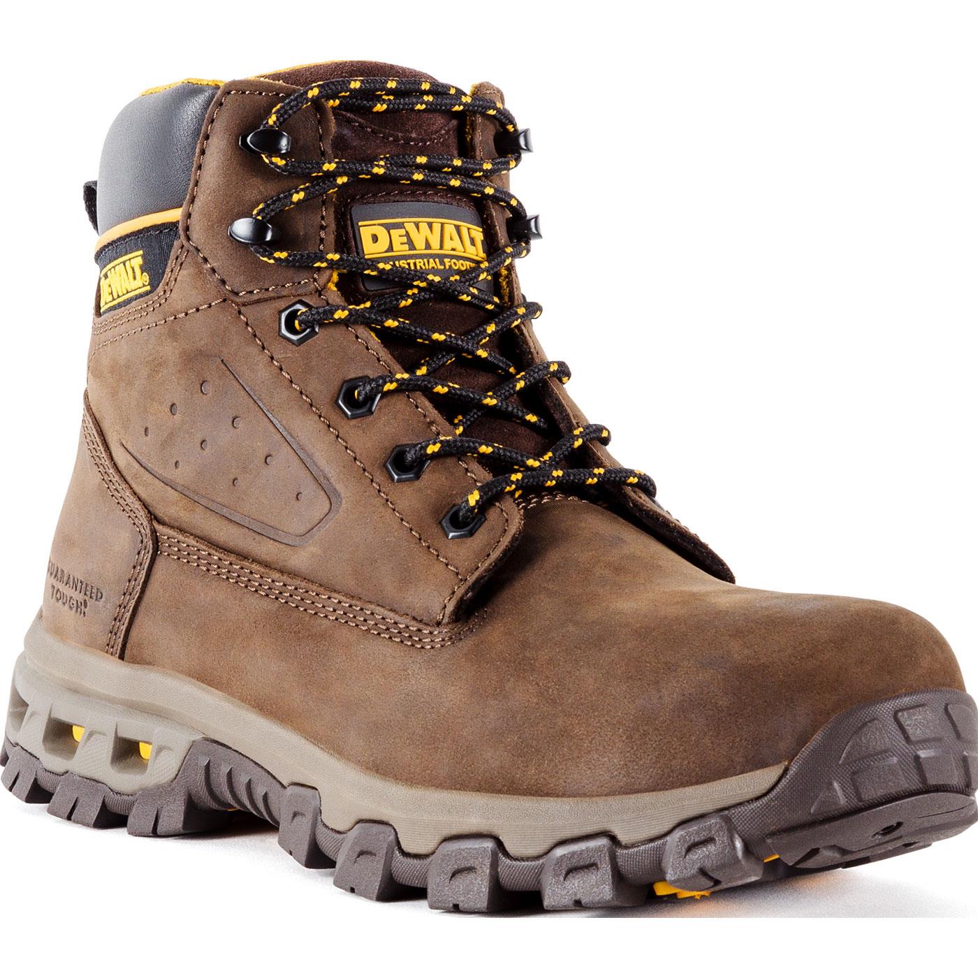 DEWALT® Halogen Men's Aluminum Toe Electrical Hazard Leather Work Hikers