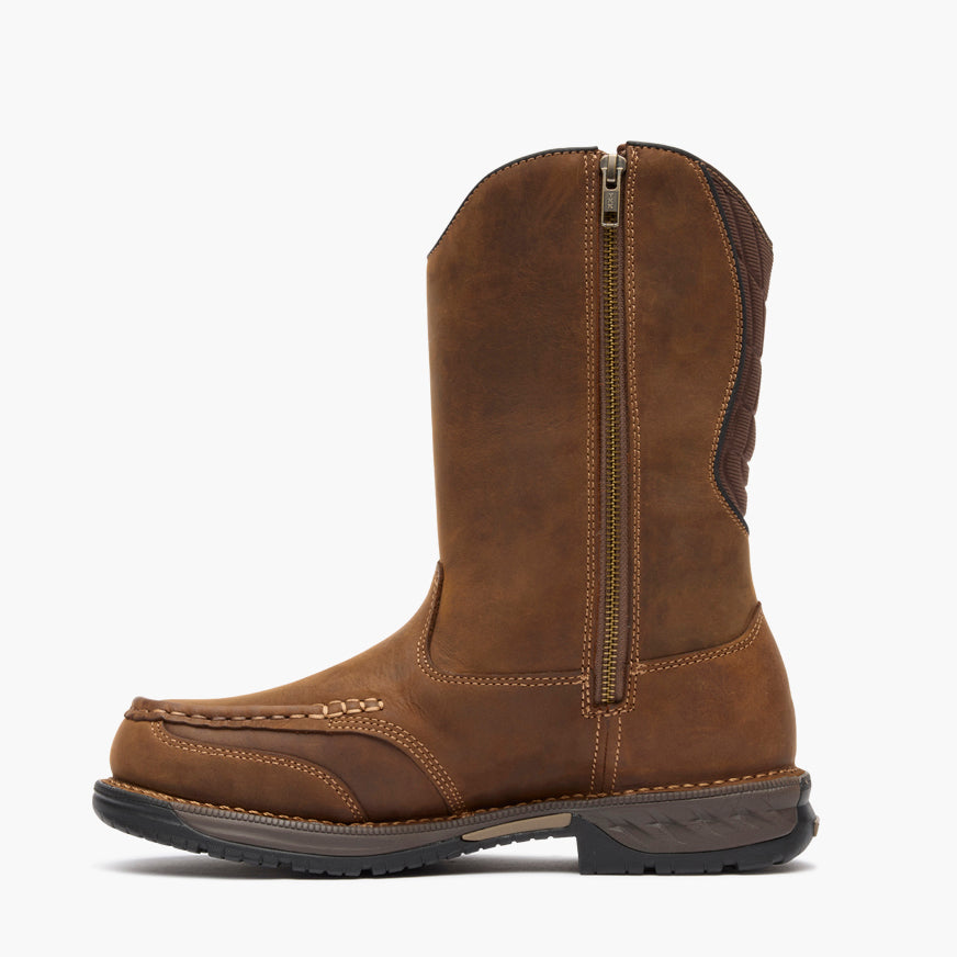 Georgia Boot Athens 360 11" Pull-On Waterproof Moc-Toe Nano Composite Toe Work Boot