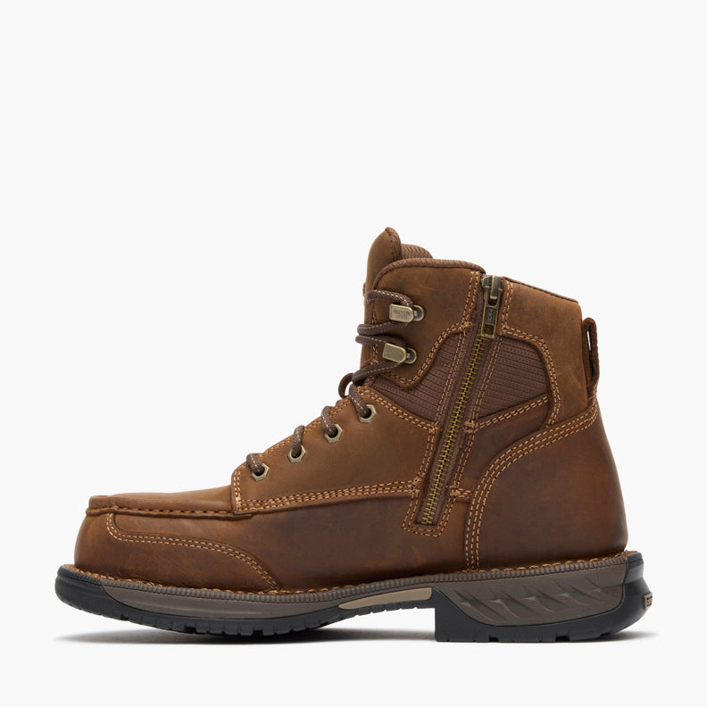 Georgia Boot Athens 360 6" Side-Zip Waterproof Nano Composite Toe Moc-Toe Work Boot
