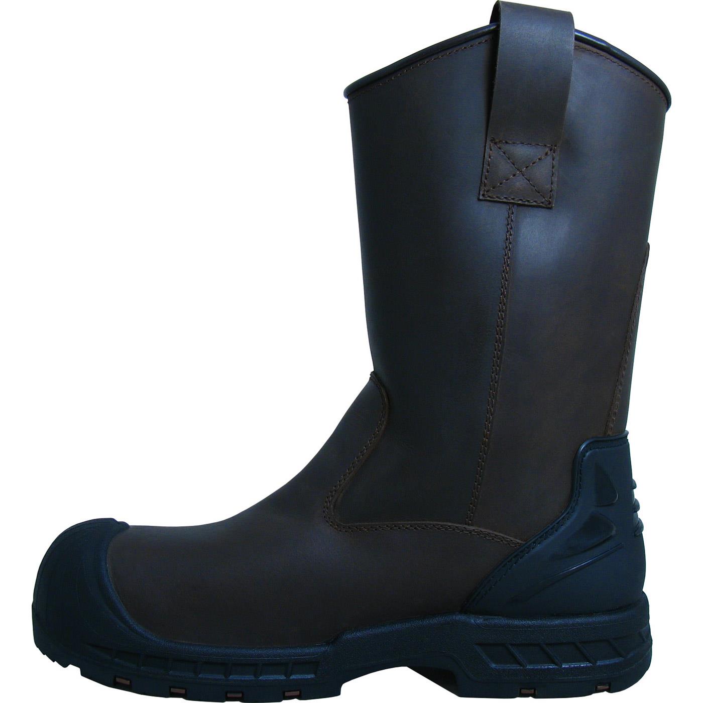 S Fellas by Genuine Grip Men's 6400 Composite Toe Puncture Resistant Waterproof Wellington Work Boots