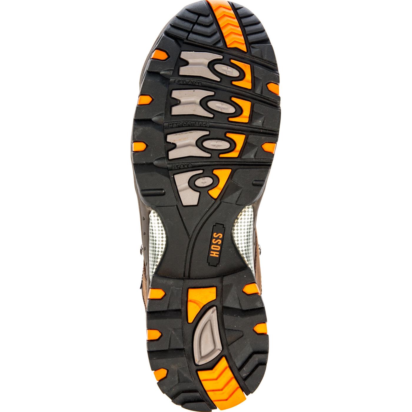 HOSS Tracker Men's 5 inch Composite Toe Electrical Hazard Waterproof Leather Work Hiker