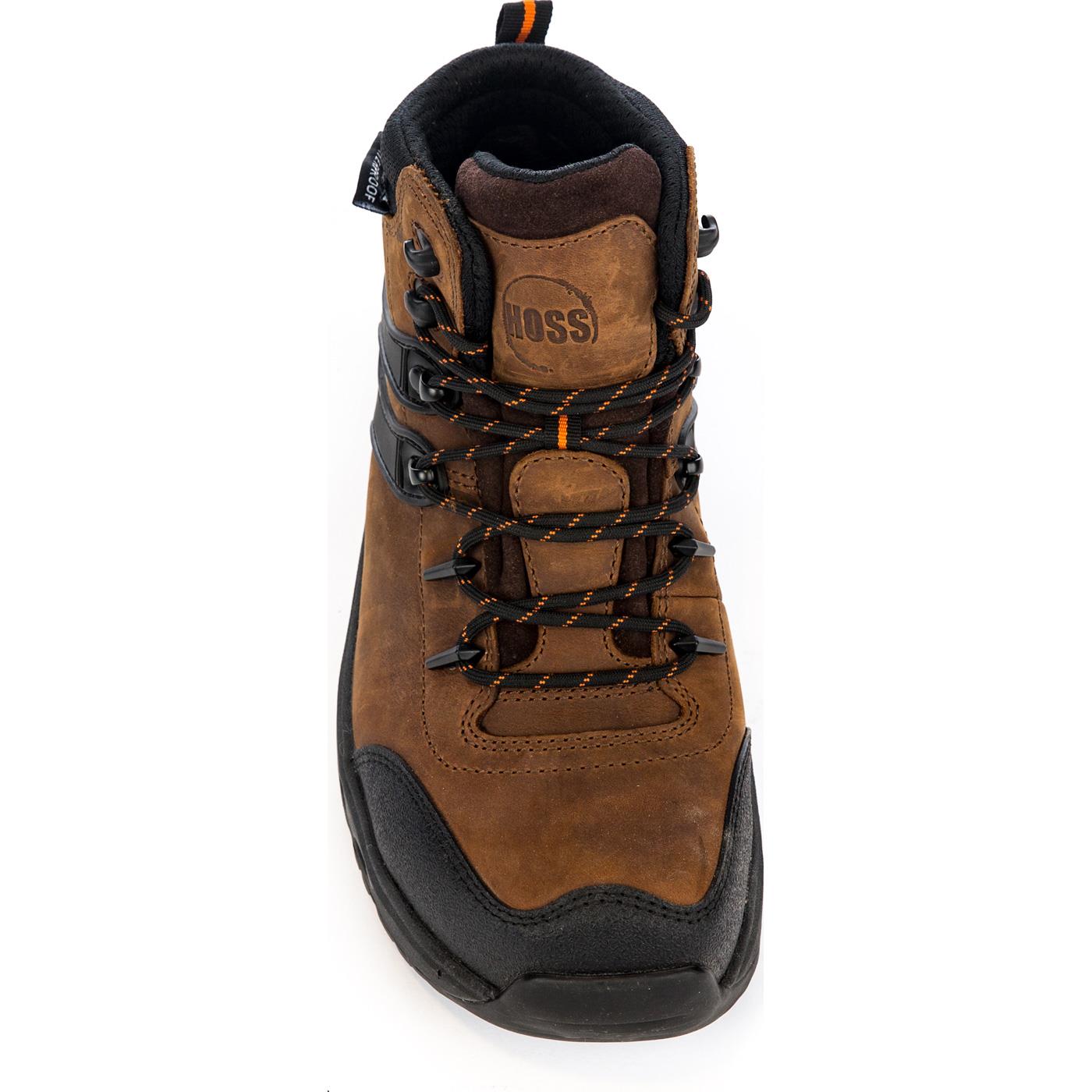 HOSS Stomp Men's 6 inch Aluminum Toe Electrical Hazard Waterproof Leather Work Hiker