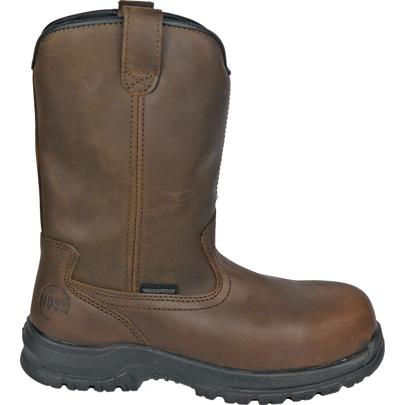 HOSS Senoia Men's Composite Toe Electrical Hazard Puncture-Resisting Waterproof Pull-on Boot