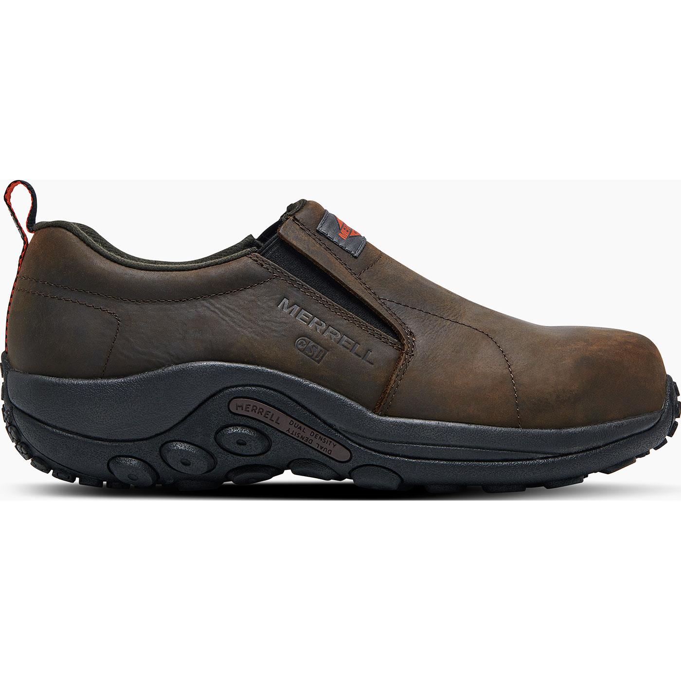 PE＿ Merrell Jungle Moc Men's Composite Toe Static-Dissipative Leather