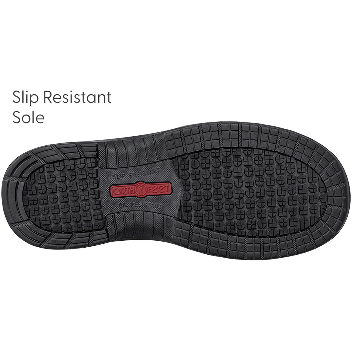 OrthoFeet Graphite Men's 6-inch Composite Toe Electrical Hazard Work Boot