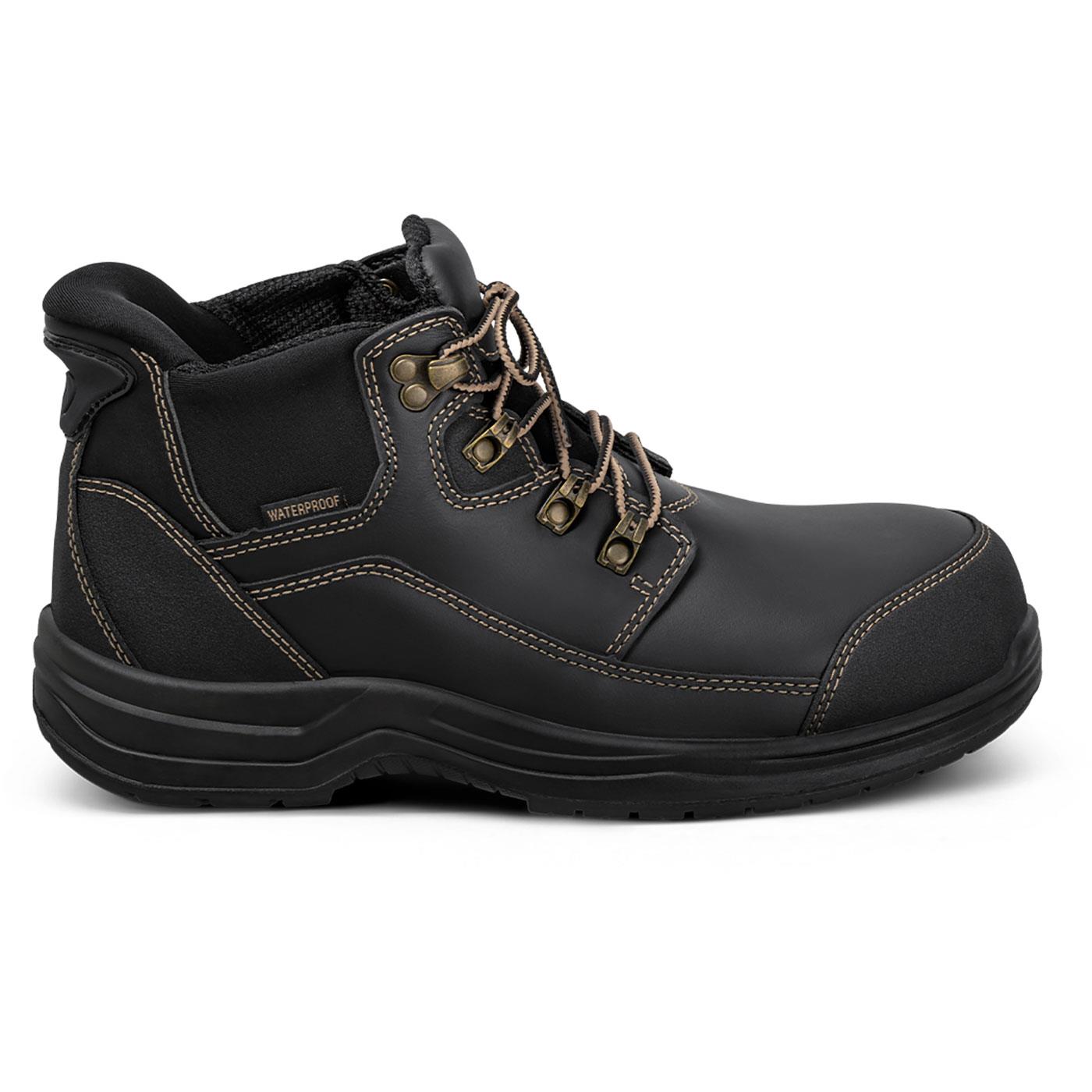 OrthoFeet Graphite Men's 6-inch Composite Toe Electrical Hazard Work Boot
