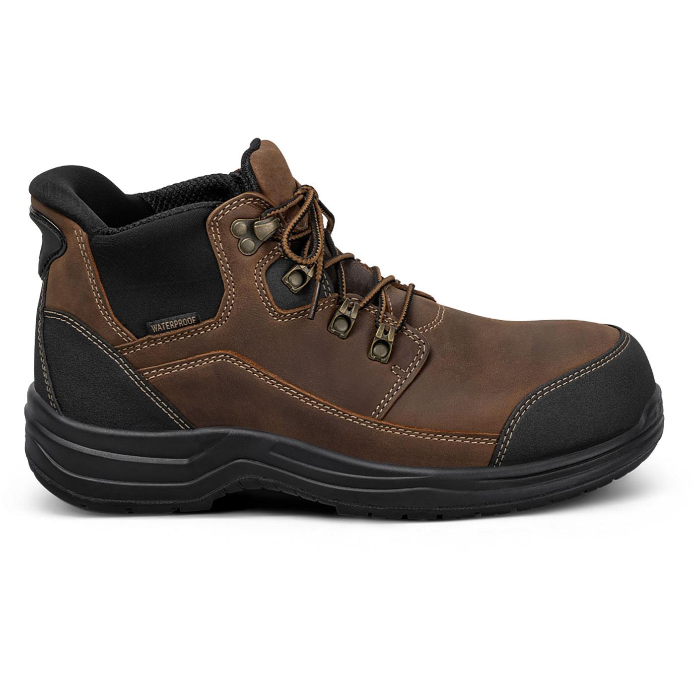 OrthoFeet Graphite Men's 6-inch Composite Toe Electrical Hazard Work Boot