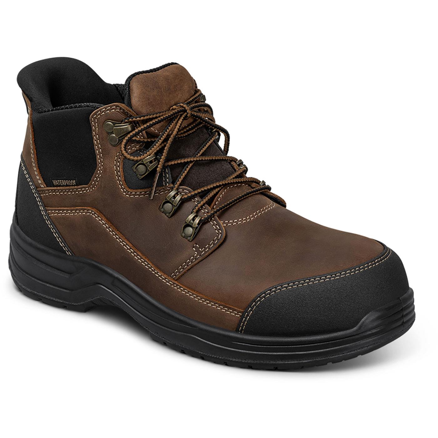 OrthoFeet Graphite Men's 6-inch Composite Toe Electrical Hazard Work Boot