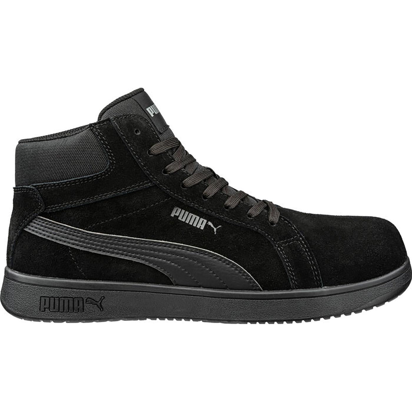 Puma Safety Iconic Suede Mid Men's Fiberglass Toe Electrical Hazard Hi-Top Work Shoe