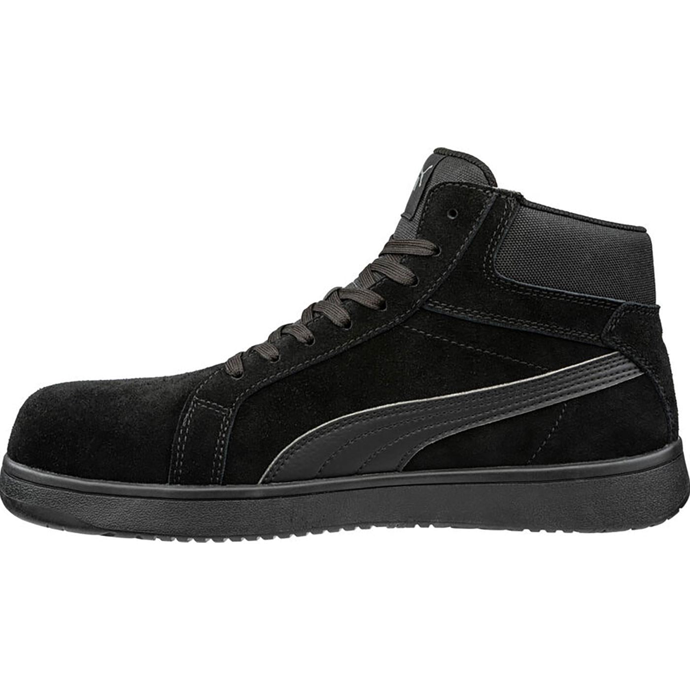 Puma Safety Iconic Suede Mid Men's Fiberglass Toe Electrical Hazard Hi-Top Work Shoe