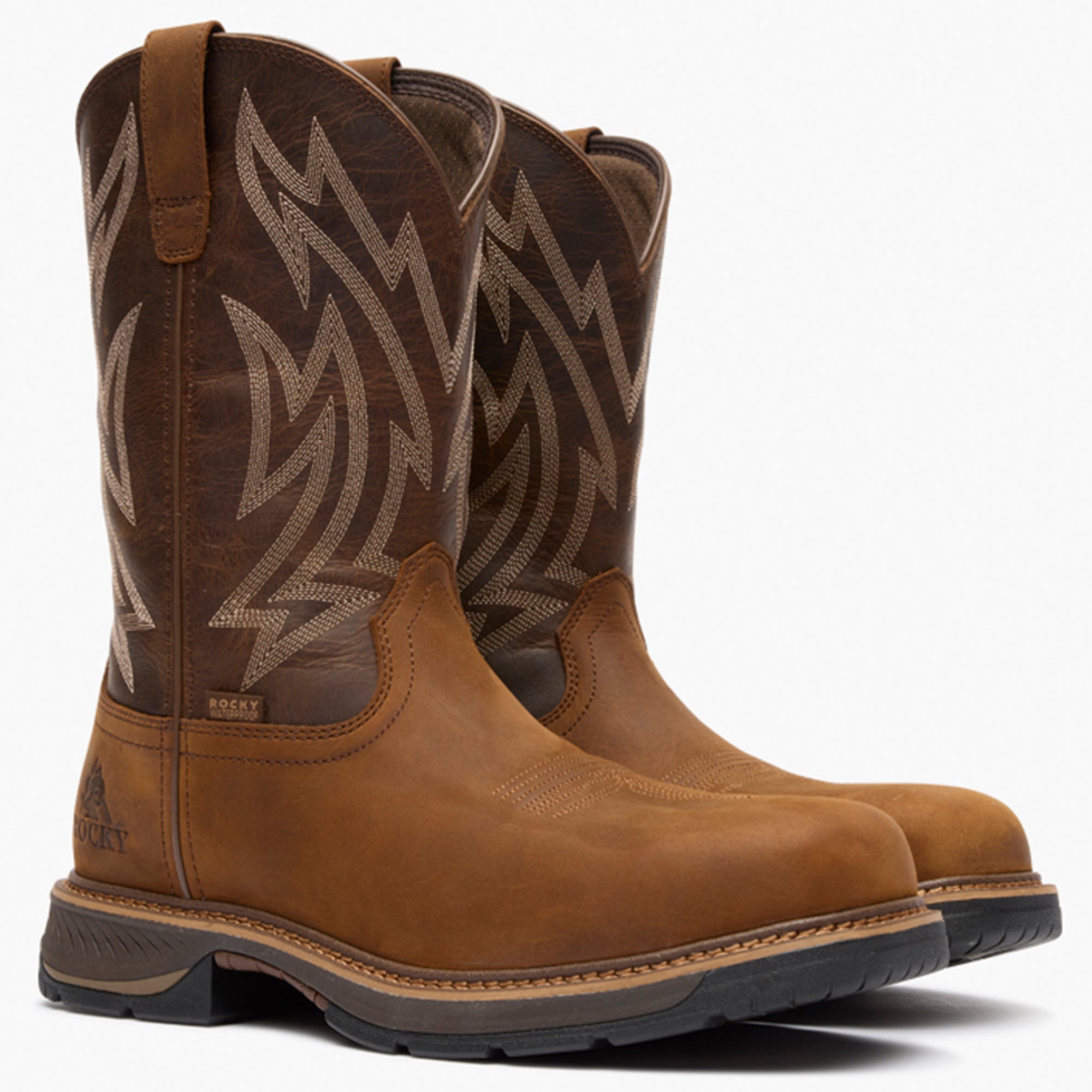 Rocky Ride LTE Carbon Toe Western Boot
