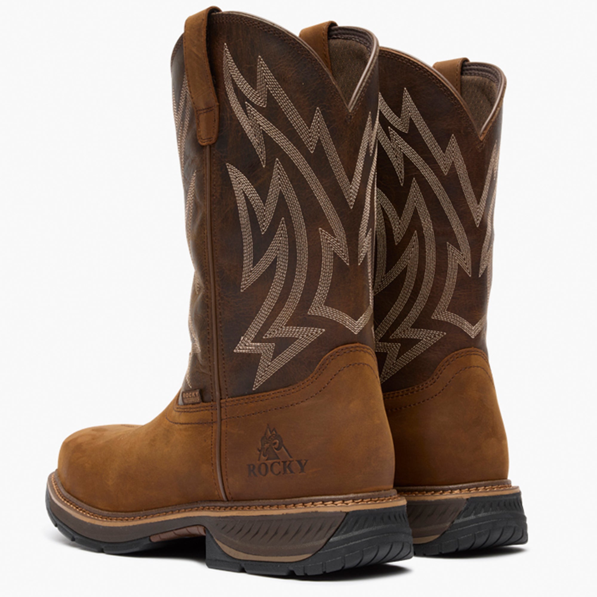 Rocky Ride LTE Carbon Toe Western Boot