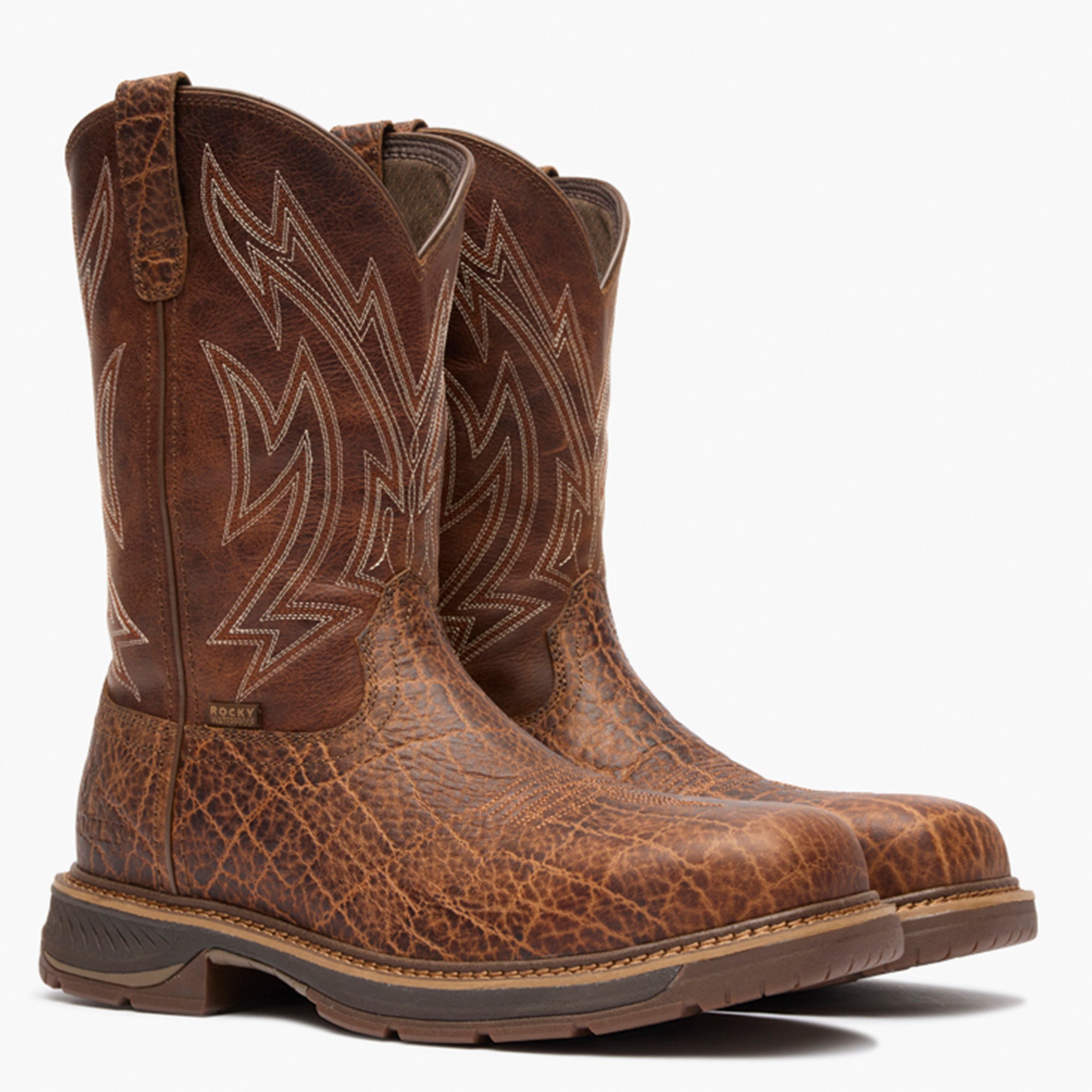 Rocky Ride LTE Carbon Toe Western Boot