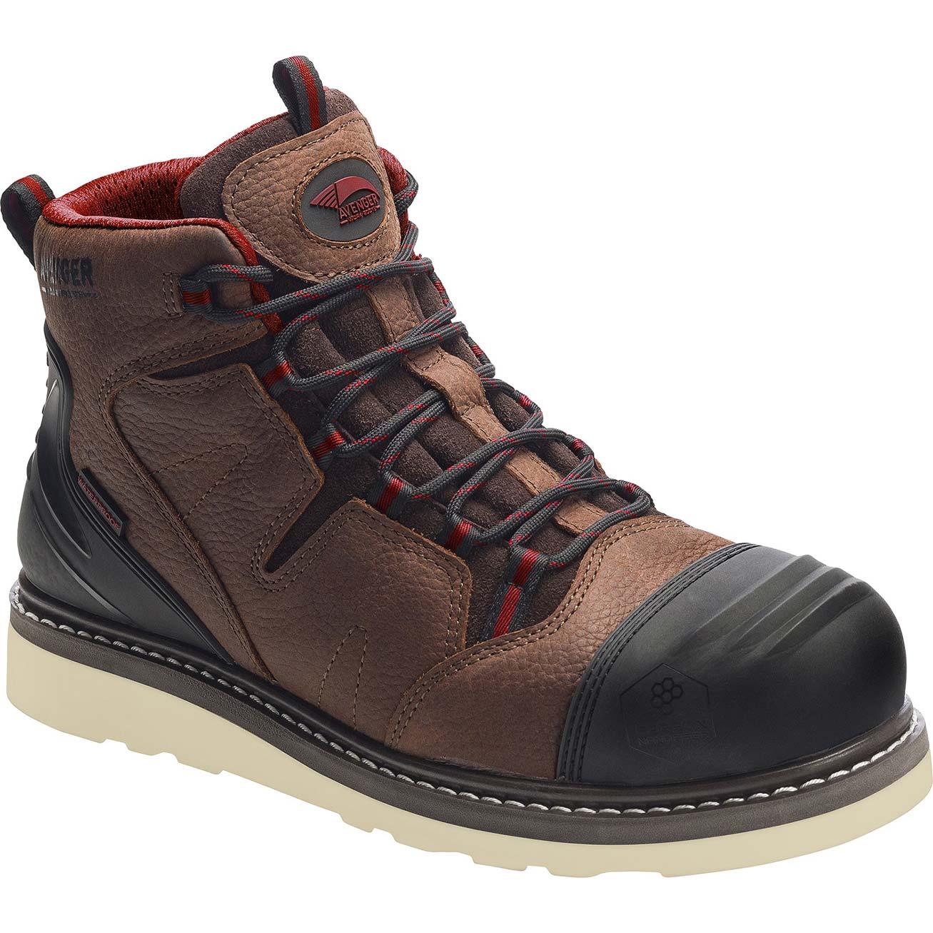 Avenger Carbon Nanofiber Toe Waterproof Work Boot, A7506