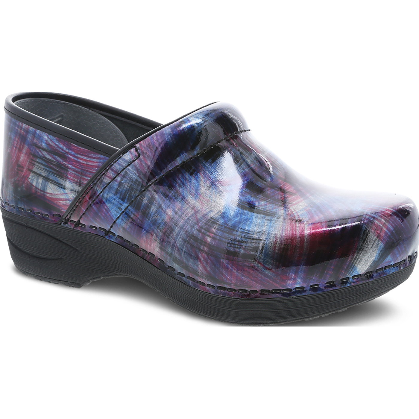 Dansko XP 2.0 Women's Slip Resistant Color Sweep Patent Work Clog, 39509002