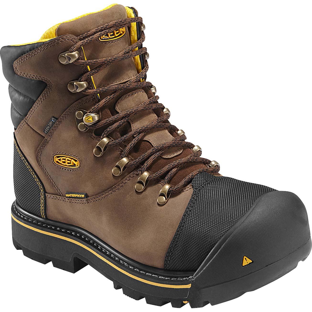 Men s Brown Steel Toe Waterproof Work Boot Keen Milwaukee