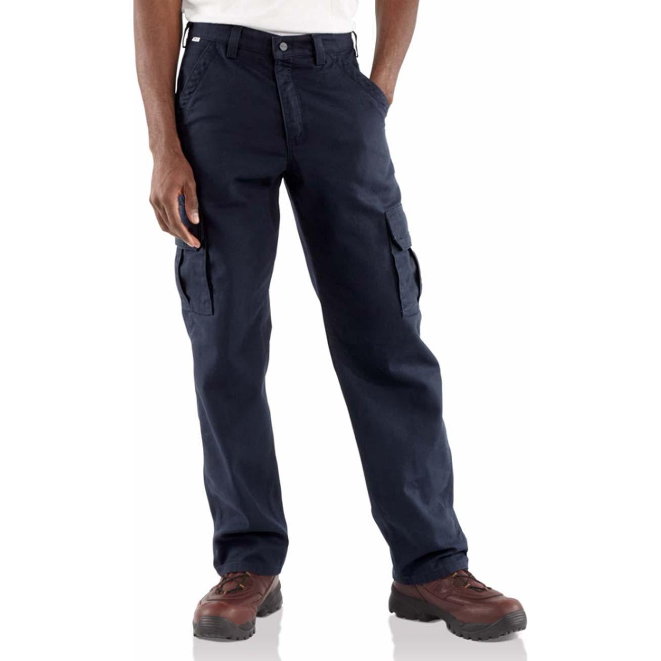 mens navy cargo work pants