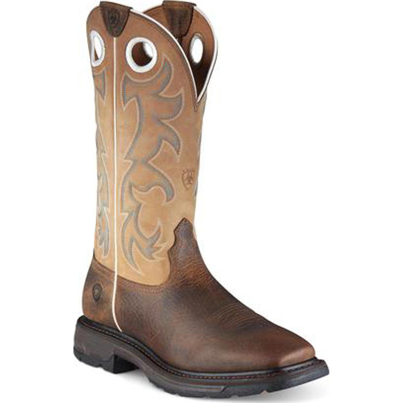 Ariat Workhog Wide Square Steel Toe Western Boot, #10008205