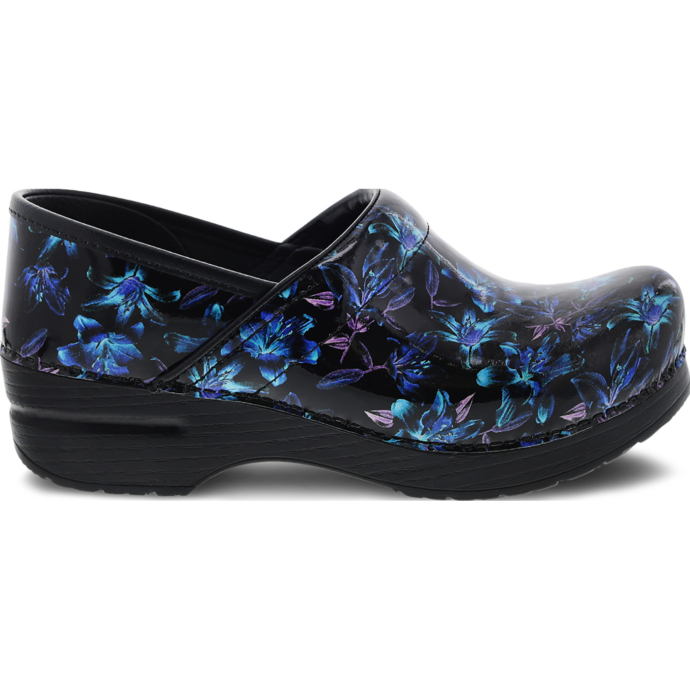 Dansko Professional Women's Night Bloom Patent Leather Clog, 7065702