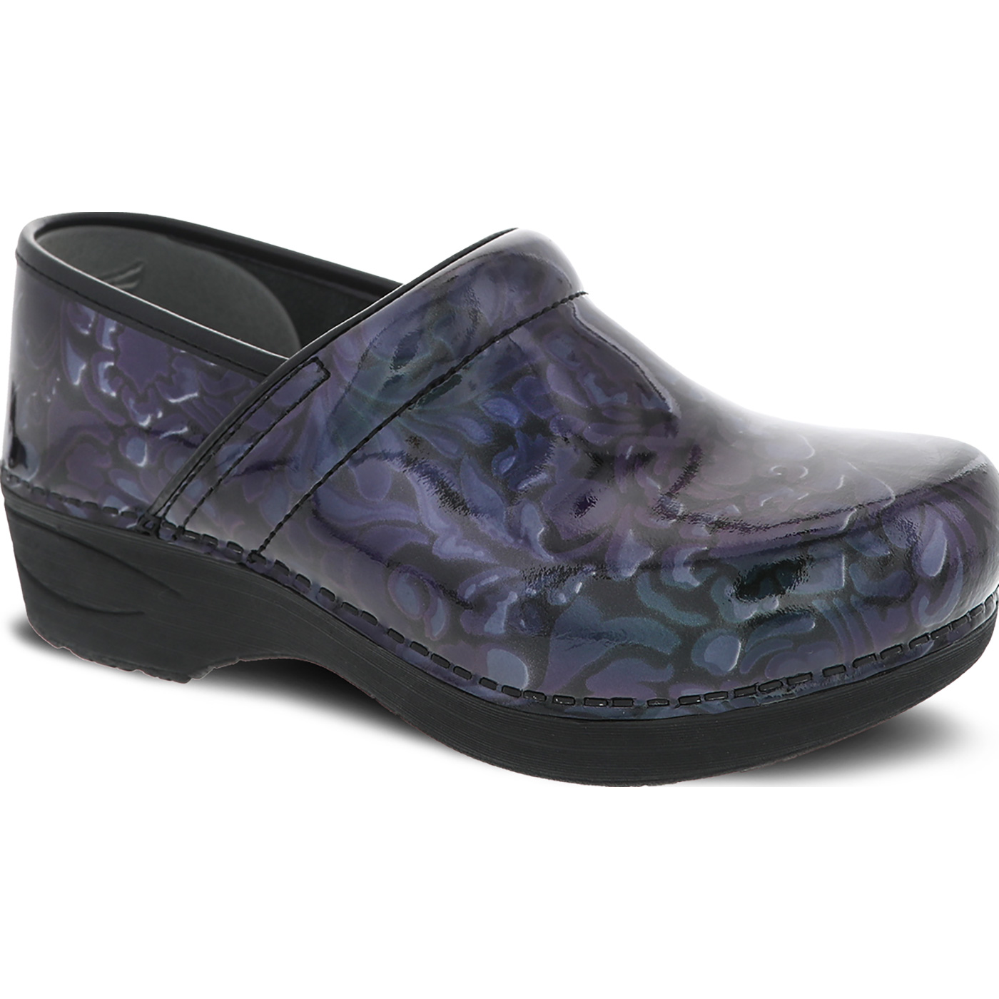 Buy the Dansko XP 2.0 Women's Slip Resistant Filigree Floral Patent ...