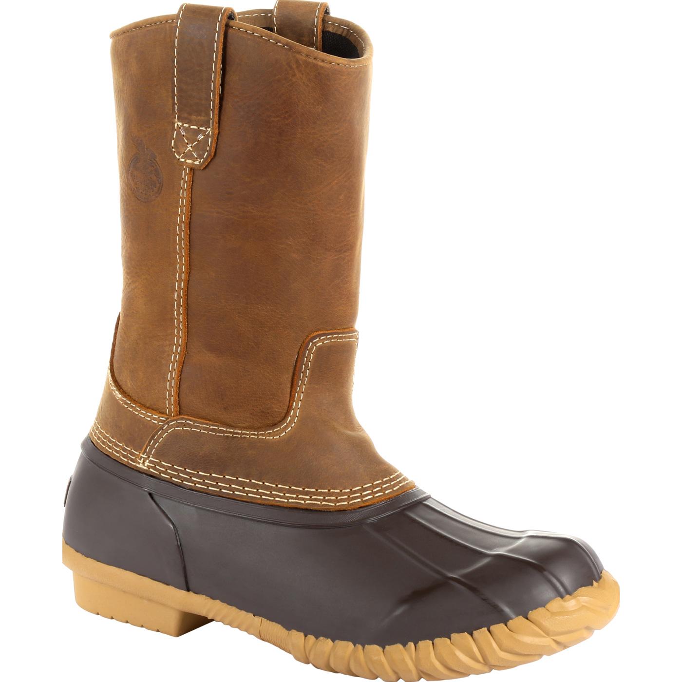 Georgia Boot Marshland Unisex Alloy Toe Pull On Duck Boot GB00414