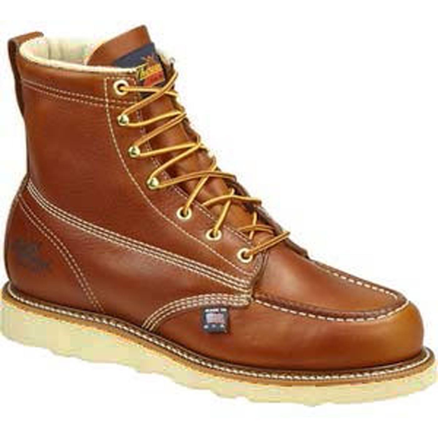Thorogood Steel Toe Moc Toe Wedge Sole Work Shoe 804 4200